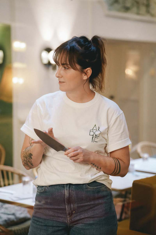 Test du couteau de chef Atma avec Pauline