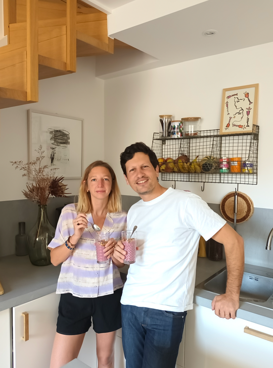 Dans la cuisine d'Olivia et Matthieu