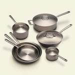 Batterie de cuisine en inox, 12 pièces - Atma Kitchenware