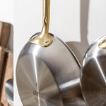 La bonne poêle en inox, manche doré - 20 cm (Édition limitée) - Atma Kitchenware