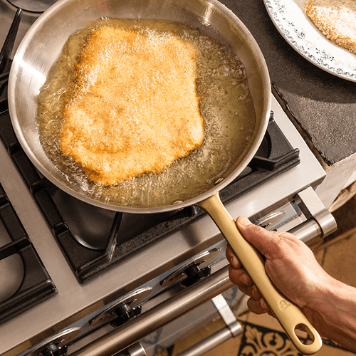 La bonne poêle en inox, manche doré - 28 cm (Édition limitée) - Atma Kitchenware