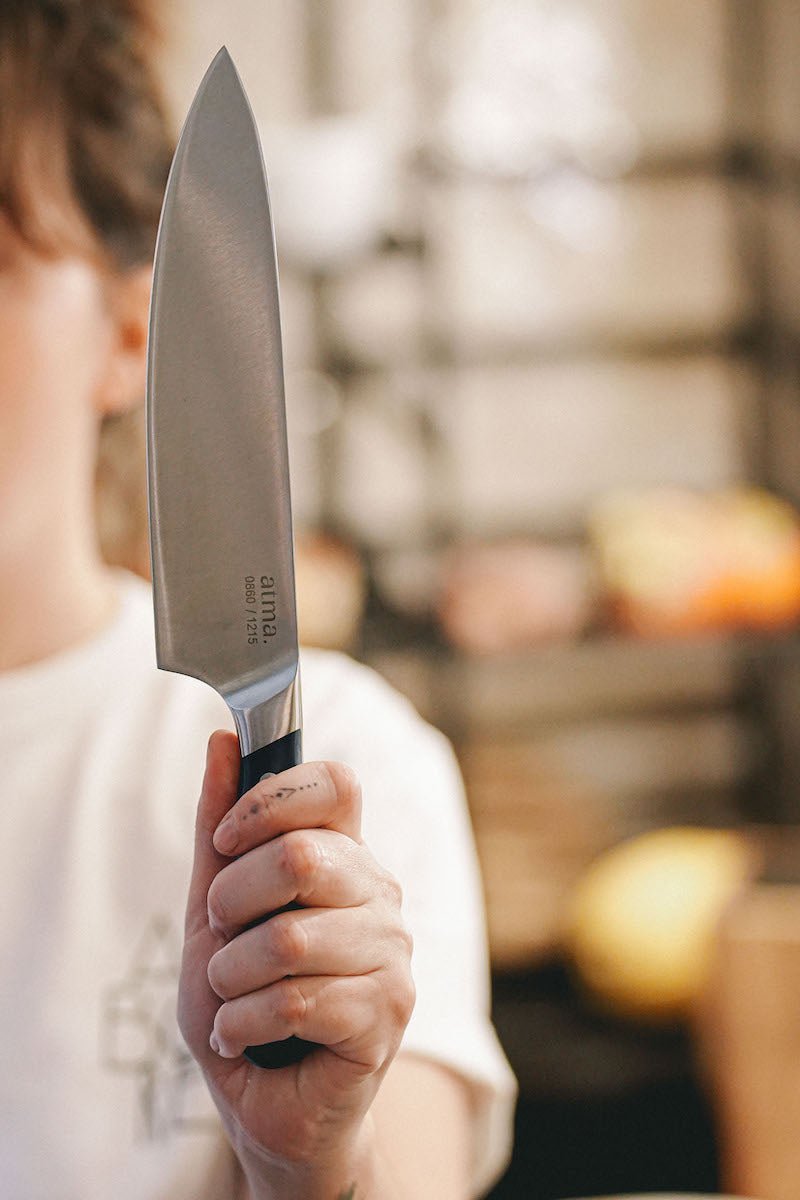 Anatomía de un cuchillo de cocina - Atma Kitchenware