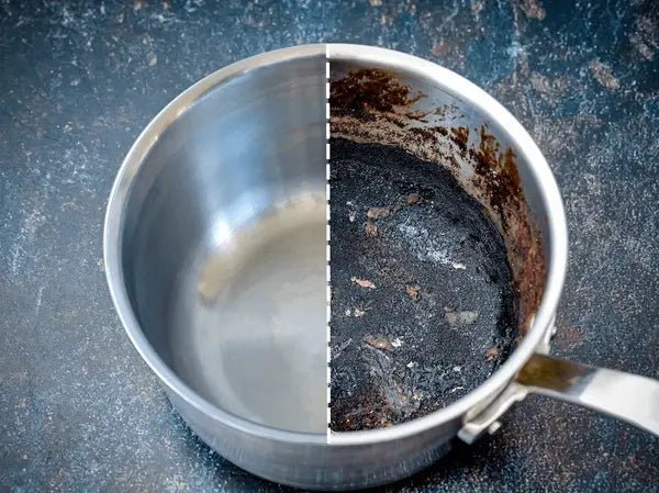 ¿Cómo recupero una sartén de acero inoxidable quemada? - Atma Kitchenware