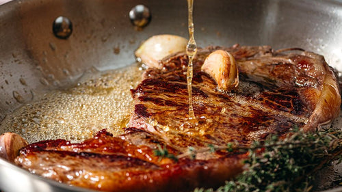 Maîtriser la cuisson du faux-filet à la poêle en inox - Atma Kitchenware