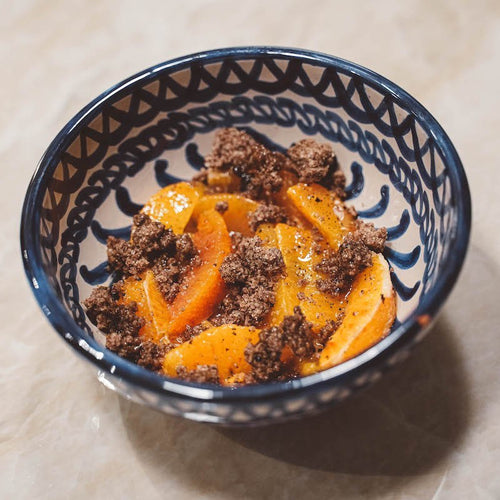 Oranges sanguines & vinaigrette vanillée - Atma Kitchenware