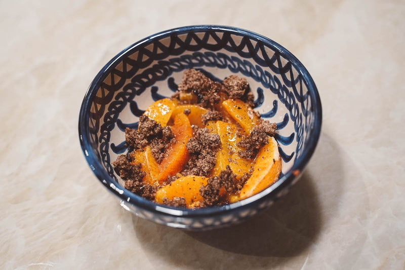 Naranjas sanguinas y vinagreta de vainilla - Atma Kitchenware