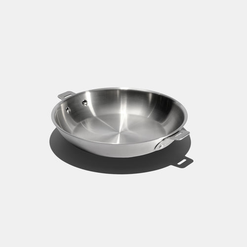 La bonne poêle en inox sans poignée amovible - 26 cm