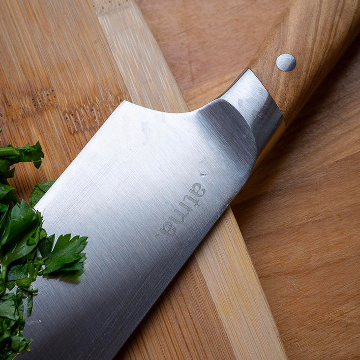 Couteau de chef ultime - Bois d'olivier – atmakitchenware