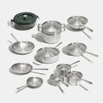 Batterie de cuisine en inox, 21 pièces - Atma Kitchenware