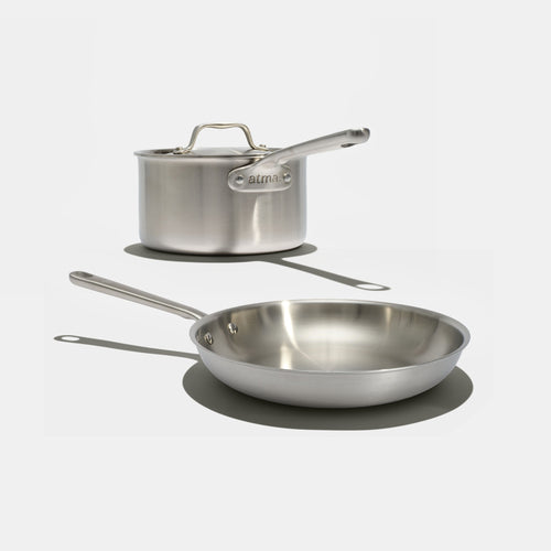 Batterie de cuisine en inox, 4 pièces - Atma Kitchenware