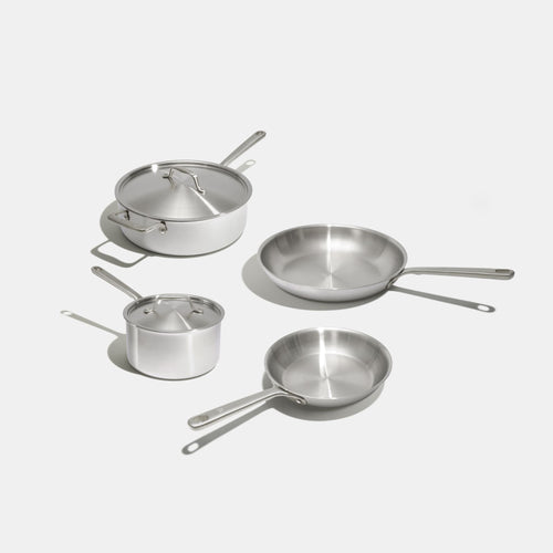 Batterie de cuisine en inox, 7 pièces - Atma Kitchenware