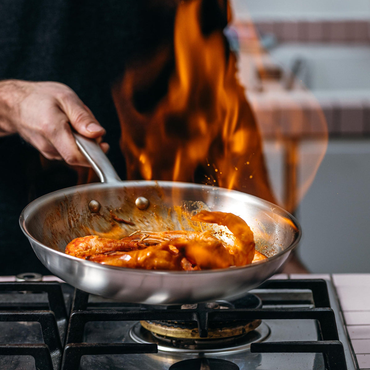La poêle en inox 100% de 26 cm - Atma Kitchenware