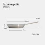 La bonne poêle en inox - 26 cm - Stock - Atma Kitchenware