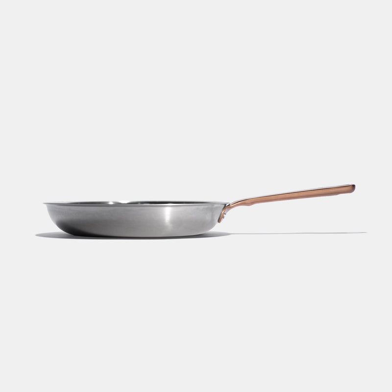 La bonne poêle en inox, manche bronze - 28 cm - Atma Kitchenware