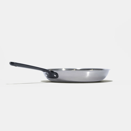 La bonne poêle en inox, manche noir - 26 cm - Atma Kitchenware