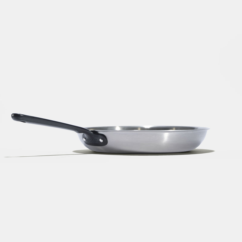 La bonne poêle en inox, manche noir - 28 cm - Atma Kitchenware