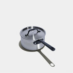 La casserole parfaite en inox, manche noir - 16 cm - Atma Kitchenware