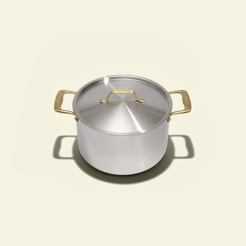 Le grand faitout en inox, poignées dorées - 24 cm (Édition limitée) - Atma Kitchenware