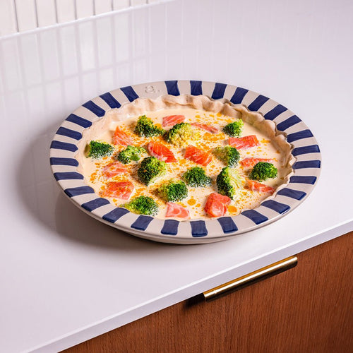 Le plat à tarte, en bleu nuit - Atma Kitchenware