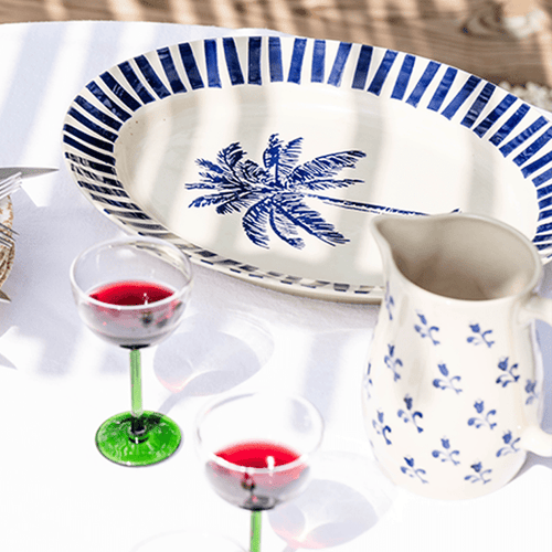 Le plat de présentation, en bleu nuit - Atma Kitchenware