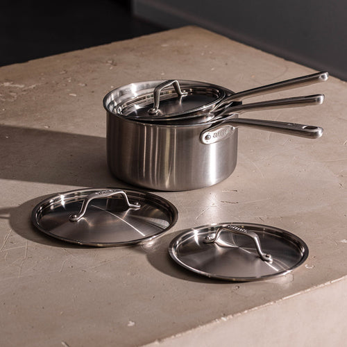 Le trio de casseroles parfaites en inox - Atma Kitchenware