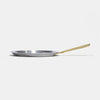 L'indispensable crêpière en inox, manche doré - Atma Kitchenware