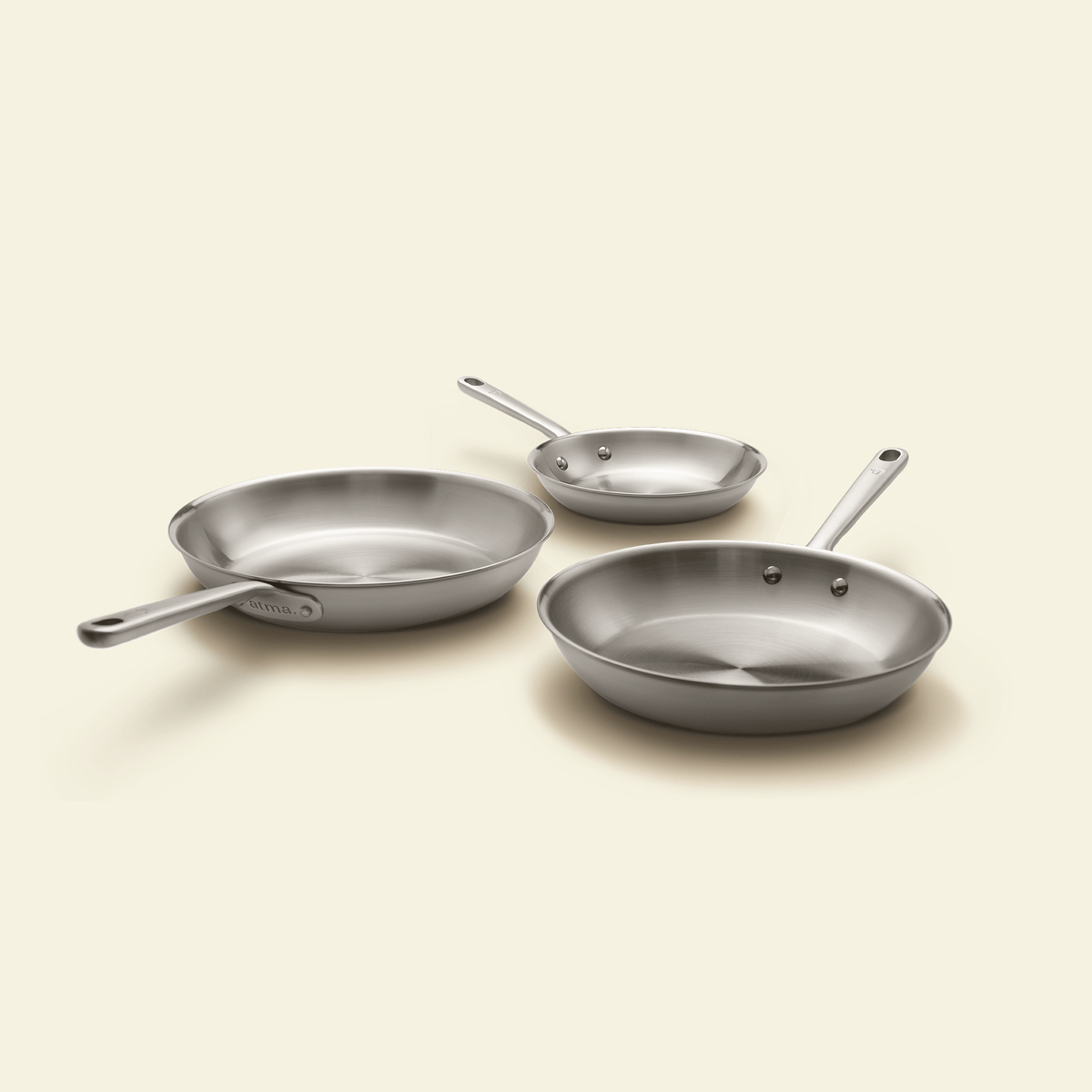 Pack Brigade - set de 3 poêles - Atma Kitchenware