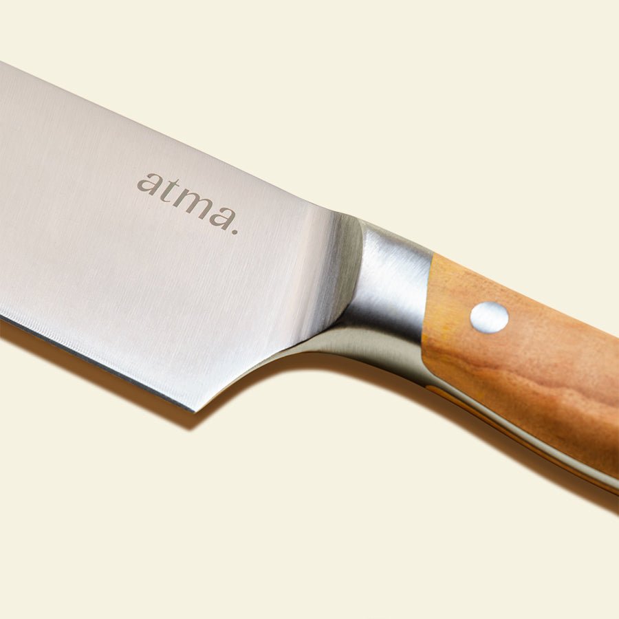 Couteau de chef ultime - Bois d'olivier - atmakitchenware