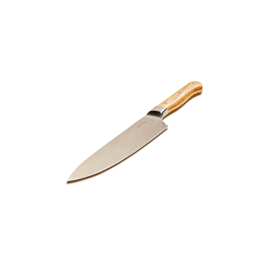 Couteau de chef ultime - Bois d'olivier - atmakitchenware